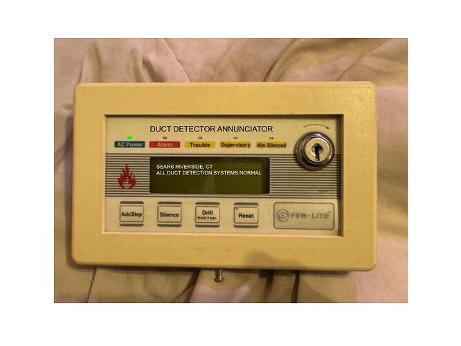 Fire-Lite Duct Detector Annunciator___